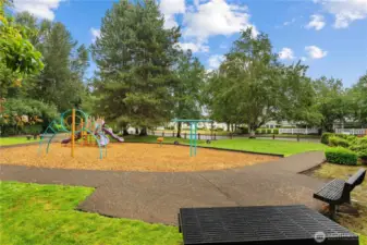 Playground in the neighborhood add to outdoor spaces