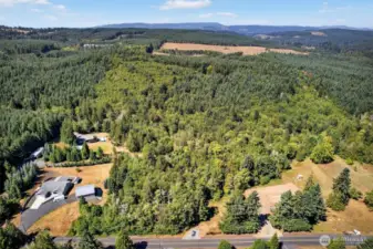 Aerial View Looking West