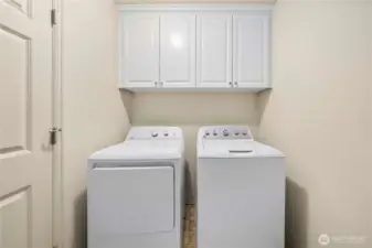 New washer and dryer.