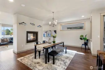 Could be used as lounge space instead of dining