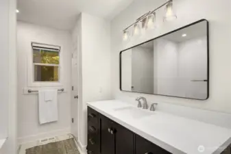 Second bathroom on the main floor
