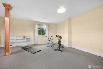 Huge open room perfect for a yoga studio, home gym, music studio, etc.