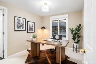 Main floor bedroom #1 or office option