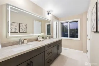 New Quartz & Vanity, full bath adjacent to 5th bedroom