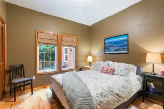 Plenty of space in this main floor bedroom.