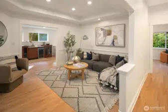 Living room on main floor.