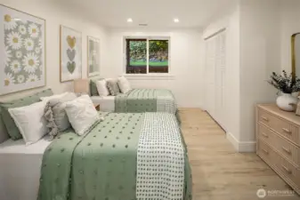 Bedroom 2 downstairs.