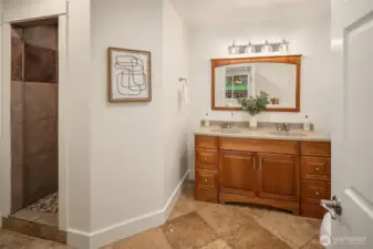 En-suite bath off of Bedroom 3.