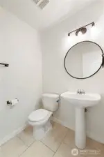 Downstairs half bath.