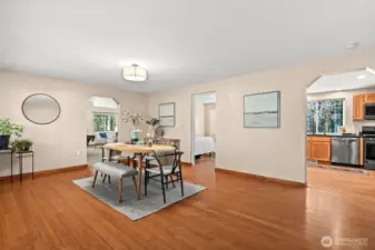 Flexible space for a sitting room.