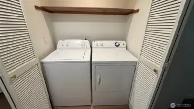 Full-size washer and dryer