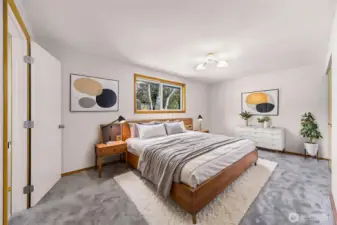 Virtual Staging of Bedroom