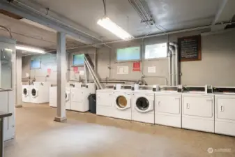 Large laundry facility