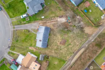 Fantastic lot with pad for RV or garage site. Or even future ADU.