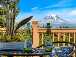 There are more perfect mountain viewing spots in this home that we can count.