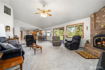 Family Room off the kitchen
