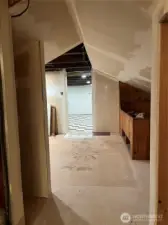 Upstairs unfinished room 15 X 12 with private entrance