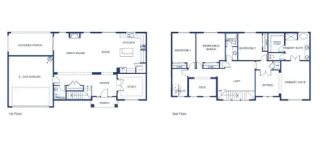 **Photos are of the same floorplan in another community and are used for representational purposed only. Colors, and features will vary.**