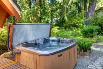 Morning, afternoon and evening are all fine times for a tub.