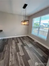 Dining room - Window coverings are included in the purchase! *Previous Build