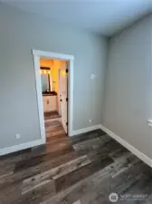 Main floor primary with attached bath. *previous build