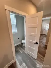 Main floor power room. *previous build
