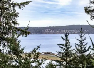 View from neighbor's deck. There will be a similar view from the subject property.