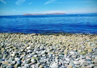 View from community beach area.