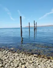 View from community beach area.