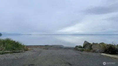 View from community beach area.