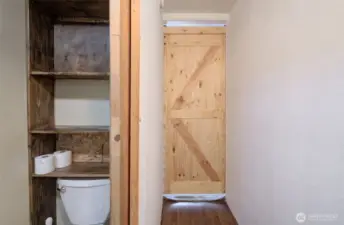ADU Bathroom & main floor bedroom