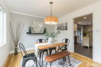 Formal dining room