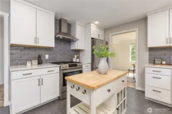 Bright and spacious updated kitchen
