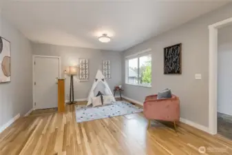 Central family room/flex area