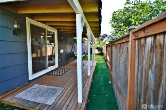 Covered Rear Deck