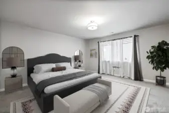 Virtually Staged. Primary bedroom
