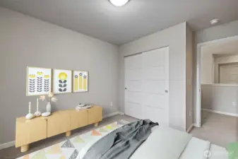 Virtually Staged. Bedroom #2