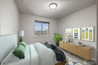Virtually Staged. Bedroom #2