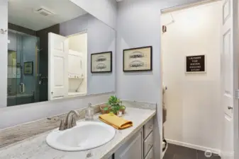 Updated 3/4 Bath and Laundry