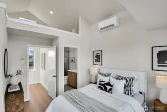 The primary suite includes a loft which can be used as your lifestyle inspires you.