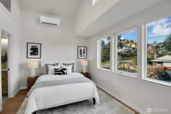 Wonderful windows facing north