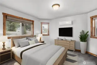 Virtually Staged Bedroom 2