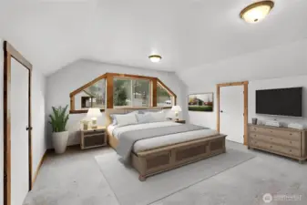 Virtually Staged Bedroom 3