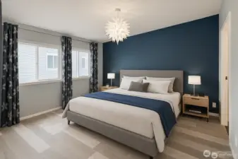 Massive primary bedroom with ensuite bathroom