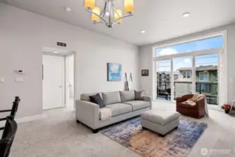 **couch virtually staged**