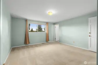 Primary Bedroom has it's own bath attached