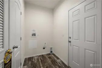 Utility room.  The closets on the left have the HVAC and Water heater