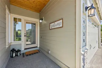 Covered Entrance