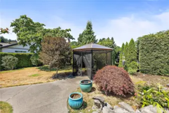 Low Maintenance Landscaping and Gazebo