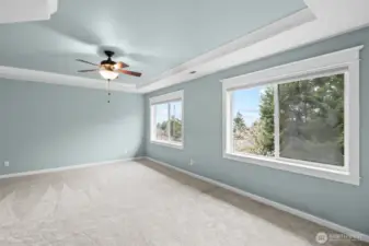 Primary bedroom, upper